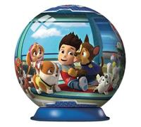 Ravensburger - Puzzle 3D Boule Pat'Patrouille - 72 Pièces Numérotées - Représente Ryder et les Chiens - Diamètre 13 cm - À Partir de 6 Ans