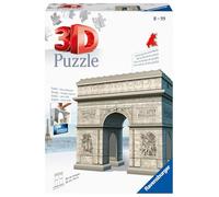 Ravensburger - Puzzle 3D Building - Arc de Triomphe - A partir de 8 Ans - 216 pièces numérotées à Assembler sans Colle - Accessoires de Finition Inclus - 12514