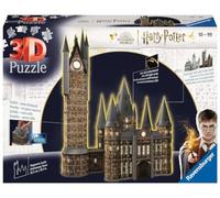 Ravensburger - Puzzle 3D Building - Château de Poudlard illuminé - La Tour d'Astronomie/Harry Potter - A partir de 10 Ans - 540 pièces numérotées à Assembler sans Colle - Accessoires Inclus - 11551
