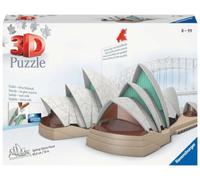 Ravensburger - Puzzle 3D Building - Opéra de Sydney - A partir de 8 Ans - 216 pièces numérotées à Assembler sans Colle - Accessoires de Finition Inclus - 11243