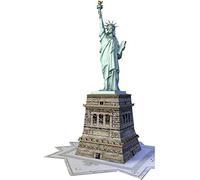 Ravensburger - Puzzle 3D Building - Statue de la Liberté - A partir de 8 Ans - 108 pièces numérotées à Assembler sans Colle - Accessoires de Finition Inclus - 12584