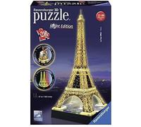 Ravensburger - 12579 - Puzzle 3d Building - 216 Pièces - Tour Eiffel De Nuit