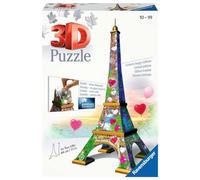 Ravensburger - Puzzle 3D Building - Tour Eiffel Love Edition - A partir de 10 Ans - 216 pièces numérotées à Assembler sans Colle - Accessoires de Finition Inclus - 11183