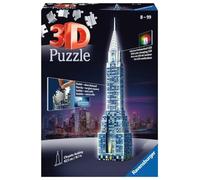 Ravensburger - Puzzle 3D Chrysler Building Night Edition 216 pièces, 12595
