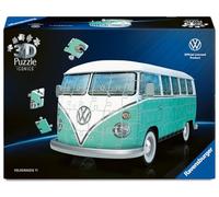 Ravensburger - Puzzle 3D Combi Volkswagen T1 - Maquette de Voiture à Construire sans Colle - Puzzle Voiture 3D - 162 Pièces - Planche de Surf - Dès 8 Ans - 12008035