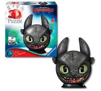 Ravensburger Puzzle 3D Dragons Ohnezahn avec oreilles - 72 pièces - Mixte - Or - À partir de 6 ans