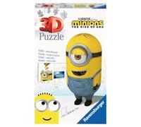 Ravensburger - Puzzle 3D Forme - Minions 2 - A partir de 6 Ans - 54 pièces numérotées à Assembler sans Colle - Support et Accessoires de Finition Inclus - 11199