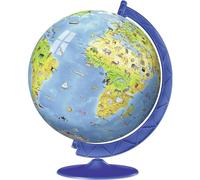 Ravensburger Puzzle 3D Globe, âge recommandé à partir de 6 Ans, 180 pièces, diamètre 20 cm