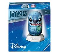 Ravensburger - Puzzle 3D Hylkies - Édition Disney - Figurine n°37 Stitch - Adultes et Enfants - 54 pièces numérotées à Assembler sans Colle - Support Inclus - Disney - 12008044