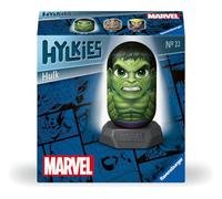 Ravensburger - Puzzle 3D Hylkies - Édition Marvel - Figurine n°22 Hulk - Adultes et Enfants - 54 pièces numérotées à Assembler sans Colle - Support Inclus - Marvel - 12008009