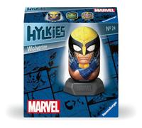 Ravensburger - Puzzle 3D Hylkies - Édition Marvel - Figurine n°24 Wolverine - Adultes et Enfants - 54 pièces numérotées à Assembler sans Colle - Support Inclus - Marvel - 12008011