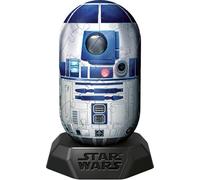 Ravensburger - Puzzle 3D Hylkies - Édition Star Wars - Figurine n°32 R2 D2 - Adultes et Enfants - 54 pièces numérotées à Assembler sans Colle - Support Inclus - Star Wars - 12008019