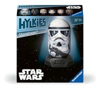 Ravensburger - Puzzle 3D Hylkies - Édition Star Wars - Figurine n°6 Stormtrooper - Adultes et Enfants - 54 pièces numérotées à Assembler sans Colle - Support Inclus - Star Wars - 12001017
