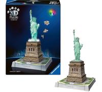 RAVENSBURGER Puzzle 3D Iconics Statue Della Liberté LED Pour Adulte & Enfants