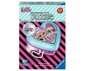 Ravensburger Puzzle 3D Lol - 11164 - Boîte en Forme de Cœur - 54 Pièces Exclusivité sur Amazon