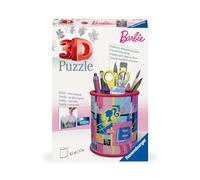 Ravensburger - Puzzle 3D Pot à Crayons - Barbie - A partir de 6 Ans - 54 pièces numérotées à Assembler sans Colle - Accessoires Inclus - Hauteur 9,5 cm - 11585