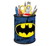 Ravensburger - Puzzle 3D Pot à Crayons - Batman - A partir de 6 ans - 54 pièces numérotées à assembler sans colle - Accessoires inclus - Hauteur 9,5 cm - 11275