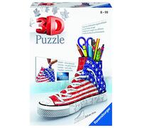 Puzzle 3D Sneaker - American Style - Ravensburger - Pot à crayons 108 pièces - Dès 8 ans