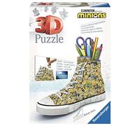 Ravensburger - Puzzle 3D Sneaker - Minions 2 - Pot à Crayons - A partir de 8 Ans - 108 pièces numérotées à Assembler sans Colle - Accessoires Inclus - 11262