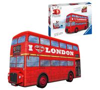 Ravensburger - Puzzle 3D Véhicules - Bus londonien - A partir de 8 Ans - 108 piè