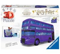 Ravensburger - Puzzle 3D Véhicules - Magicobus/Harry Potter - A partir de 8 Ans - 108 pièces numérotées à Assembler sans Colle - Accessoires de Finition Inclus - 11158