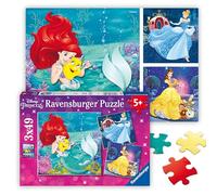 Ravensburger – Puzzle enfant Aventure des Princesses Disney 3x49 pièces Dès 5 ans 09350