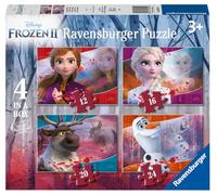 Ravensburger - Puzzle 4 en 1 évolutif - Le Temps d'un Instant - Disney | Fille ou garçon dès 3 ans - Puzzle de qualité supérieure - Carton épais et résistant - Lot de 4 puzzles évolutifs