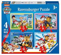 Ravensburger - Puzzle 4 en 1 évolutif - Pat'Patrouille | Fille ou garçon dès 3 ans - Puzzle de qualité supérieure - Carton épais et résistant - Lot de 4 puzzles évolutifs