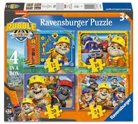 Ravensburger - Puzzle 4 en 1 évolutif - Ruben et Compagnie | Fille ou garçon dès 3 ans - Puzzle de qualité supérieure - Carton épais et résistant - Lot de 4 puzzles évolutifs