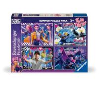 Ravensburger - Puzzle 4 x 100 pièces : K-Pop Demon Hunters, Puzzle Enfants 5 Ans, 26 x 36 cm, Cadeau Fille 5 Ans et Enfant