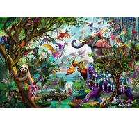 Ravensburger - Puzzle 4000 pièces - Dragons des Tropiques | Adulte et enfant dès 14 ans - Puzzle de qualité supérieur - Pièces uniques et assemblage parfait - Détente et relaxation