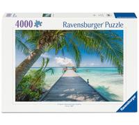 Ravensburger Puzzle 4000 pièces - Plage de rêve aux Maldives - Dès 14 ans