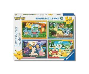 Ravensburger - Puzzle 4x100 pièces - Je Te Choisis - Pokémon | Fille ou garçon dès 5 ans - Puzzle de qualité supérieure - Carton épais et résistant - Lot de 4 puzzles