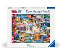Ravensburger Puzzle 500 pièces Cartes Postales, Voyage, qualité supérieure, dès 12 ans (12001489)