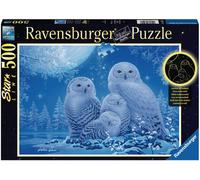 Ravensburger Puzzle 500 pièces Chouettes au clair de lune 16595 phosphorescent