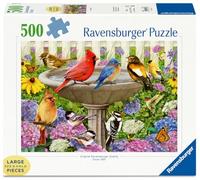 Ravensburger Puzzle au Bain d'oiseaux - Jeu de Puzzle - 500 pièces
