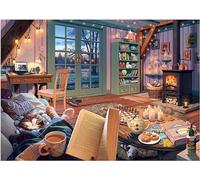 Ravensburger Cozy Retreat 500 Piece Large Format Jigsaw Puzzle for Adults - Every Piece is Unique, Softclick Technology Means Pieces Fit Together Perfectly