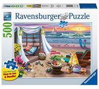 Ravensburger - Puzzle 500 pièces Format Large - Soirée sur la Plage - Adultes et Enfants dès 12 Ans - Puzzle de qualité supérieure - 16792