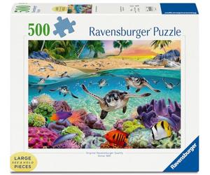 Ravensburger - Puzzle 500 pièces - Grandes pièces - Les bébés Tortues