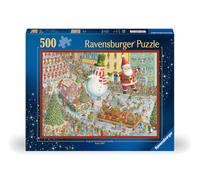 Ravensburger - Puzzle 500 pièces - Noël Arrive ! | Adulte et enfant dès 12 ans - Puzzle de qualité supérieur - Pièces uniques et assemblage parfait - Détente et relaxation