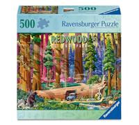 Ravensburger - Puzzle 500 pièces - Parc National de Redwood | Adulte et enfant dès 12 ans - Puzzle de qualité supérieur - Pièces uniques et assemblage parfait - Détente et relaxation