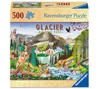 Ravensburger - Puzzle 500 pièces - Parc National des Glaciers | Adulte et enfant dès 12 ans - Puzzle de qualité supérieur - Pièces uniques et assemblage parfait - Détente et relaxation