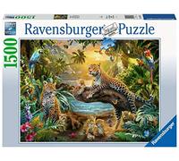 Ravensburger - Puzzle Adulte 1500p - Léopards dans la Jungle - Adultes, Enfants dès 14 Ans - Puzzle de qualité supérieure 80x60cm - Animaux Sauvages - 17435