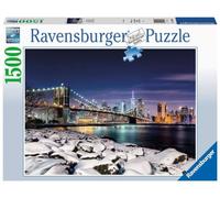 Ravensburger - Puzzle Adulte 1500p - New York en Hiver -Adultes, Enfants dès 14 Ans - Puzzle de qualité supérieure 80x60cm - Villes, Monuments - 17108