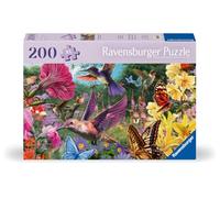 Ravensburger - Puzzle Adulte - 200 pièces - Bien être & Puzzle - Colibris - Pièces Plus épaisses, Grand modèle d'image et Support Inclus - Puzzle de qualité supérieure fabriqué en Europe - 12001369