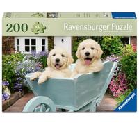 Ravensburger Puzzle adulte Golden – 200 pièces, pièces plus épaisses et support inclus