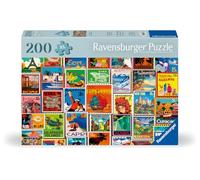 Ravensburger Puzzle 200 pièces Timbres – Pièces plus épaisses, support inclus, fabriqué en Europe