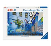 Ravensburger Puzzle 3000 pièces Le Maroc en Bleu – Dès 14 ans – Fabriqué en Europe