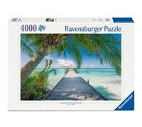 Ravensburger-Puzzle Adulte 4000 pieces-Plage de reve aux Maldives-des 14 ans-Puzzle qualité supérieure fabriqué en Europe-12001737