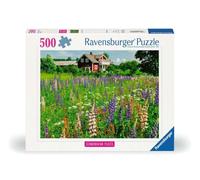 Ravensburger Puzzle adulte 500 pièces - Ferme en Suède (Puzzle Highlight) - 12+